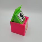 1972 Mattel Alphabet Pop Up Block Toy Plastic Vintage Letter Learn School Sun