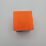 1972 Mattel Alphabet Pop Up Block Toy Plastic Vintage Letter Learn School XRay