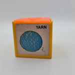 1972 Mattel Alphabet Pop Up Block Toy Plastic Vintage Letter Learn School Yarn