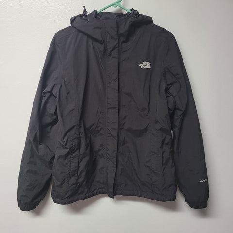 The NorthFace Jacket Lightweight Womens Black Windbreaker Fall Spring Womens L