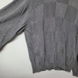 Haggard Sweater Mens XXL Gray Knit Square