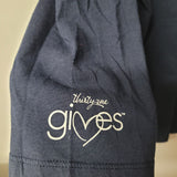 Be The Give Thirty-One Shirt Blue Heart Glitter Womens XL Bags Hostess Rep