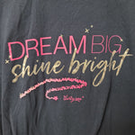 Dream Big Bright Thirty-One Shirt Blue Glitter Womens XL Bags Hostess Rep