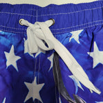George Eagle Swim Trunks Mens XL American Flag Stars Stripes Murica Patriotic