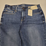 a.n.a. Skinny Jeans Midrise Soft Stretch Tags Fitted Hip Thigh Blue Denim 12
