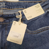 a.n.a. Skinny Jeans Midrise Soft Stretch Tags Fitted Hip Thigh Blue Denim 12