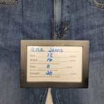 a.n.a. Skinny Jeans Midrise Soft Stretch Tags Fitted Hip Thigh Blue Denim 12
