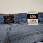 Lee Capri Jeans Womens 12 Medium Mid Rise Legendary Style Light Blue Tags
