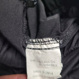 American Stitch Nylon Pants Stretch Waist Snap Pockets Women's Junior XL Black