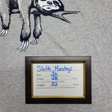 Mondays Got Me Like Sloth Sad Lazy Tee Shirt Gray Blue Mens 3X Plus Size Moody