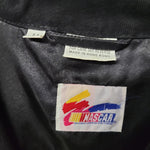 Nascar Winston Cup Jacket Black Vintage Mens Medium Embroidered No Driver Fan