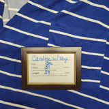 Lularoe Caroline Cardigan Sweater Open Front Blue Striped Womens 2XL Tags Casual