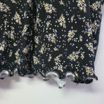 Lularoe Kelly Shirt Top Floral Black Womens Plus Size 3XL Short Sleeve Summer