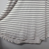 Lularoe Shirt Tunic Black White Striped Short Sleeve Womens 3XL Plus V Neck
