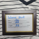 Lularoe Shirt Tunic Black White Striped Short Sleeve Womens 3XL Plus V Neck