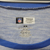 NFL Teams Detroit Lions Football Shirt Long Sleeve Blue Gray Womens 2X Michigan