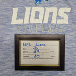 NFL Teams Detroit Lions Football Shirt Long Sleeve Blue Gray Womens 2X Michigan