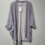 Lularoe Tracy Cardigan Sweater Soft Purple Gray Polka Dots Womens XL Tags