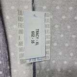 Lularoe Tracy Cardigan Sweater Soft Purple Gray Polka Dots Womens XL Tags