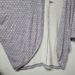 Lularoe Tracy Cardigan Sweater Soft Purple Gray Polka Dots Womens XL Tags
