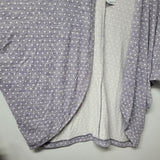 Lularoe Tracy Cardigan Sweater Soft Purple Gray Polka Dots Womens XL Tags