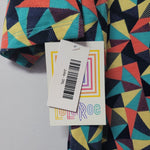 Lularoe Julia Dress Geometric Short Sleeve Womens 3XL Plus Size Soft Long Maxi