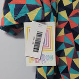 Lularoe Julia Dress Geometric Short Sleeve Womens 3XL Plus Size Soft Long Maxi