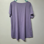 Lularoe Tee Shirt Top Classic Basic Purple Short Sleeve Womens 3XL Plus