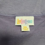 Lularoe Tee Shirt Top Classic Basic Purple Short Sleeve Womens 3XL Plus