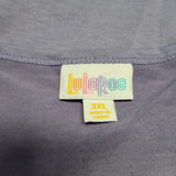 Lularoe Tee Shirt Top Classic Basic Purple Short Sleeve Womens 3XL Plus