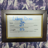 Lularoe Long Maxi Dress Pockets Purple Womens Plus Size 3XL Soft Comfortable