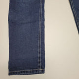 Maurices Jeans Blue Denim Skinny Ankle Sequins Embroidered Pockets Womens L Reg