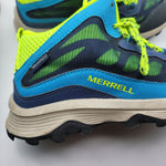 Merrell Sneaker Shoes Boys US3 UK2 EU34 Kids Blue Green Lace Up Gym Play School