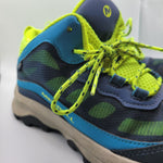 Merrell Sneaker Shoes Boys US3 UK2 EU34 Kids Blue Green Lace Up Gym Play School