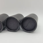 Parcheesi Replacement Shaker Cups 1989 4 Pieces Small Black Cardboard