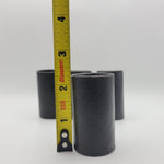 Parcheesi Replacement Shaker Cups 1989 4 Pieces Small Black Cardboard