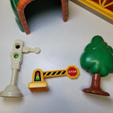 Keenway Train Set Accessories Plastic Toy Vintage Kids Replacement Tree Bridge