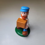Vintage Train Towns People Plastic 2 Inch Cargo Mechanic Business Commute Play