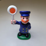 Vintage Train Towns People Plastic 2 Inch Cargo Mechanic Business Commute Play