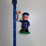 Vintage Train Towns People Plastic 2 Inch Cargo Mechanic Business Commute Play