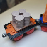 Keenway Train Set Accessories Plastic Toy Vintage Kids Replacement Cargo Barrel