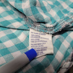 American Eagle Outfitters Plais Shirt Snap Pockets Women's Size 4 Small Gray