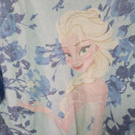 Disney Frozen Long Sleeve Tee Shirt Blue Elsa Youth Large Girls School