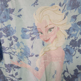 Disney Frozen Long Sleeve Tee Shirt Blue Elsa Youth Large Girls School