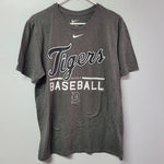 Nike Detroit Tigers Tee Shirt Gray Michigan Baseball MLB Comerica Womens Large