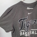Nike Detroit Tigers Tee Shirt Gray Michigan Baseball MLB Comerica Womens Large