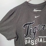 Nike Detroit Tigers Tee Shirt Gray Michigan Baseball MLB Comerica Womens Large