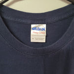 Gildan CSI Tee Shirt Halloween Costume Blue Crime Scene Womens Medium Uniform