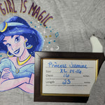 Disney Princess Jasmine Long Sleeve Tee Shirt Aladdin Girls XL 14 16