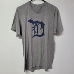 Detroit Tigers Tee Shirt Soft No Tags Gray Baseball Adult Small Mens Michigan